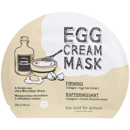 TOO COOL FOR SCHOOL EGG cream mask firming 28g Cene