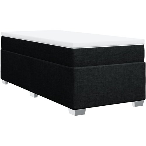 Maison Chic Box spring postelja - Vzmetna postelja z vzmetnico črna 90x200 cm blago SL22860, (21880400) Slike