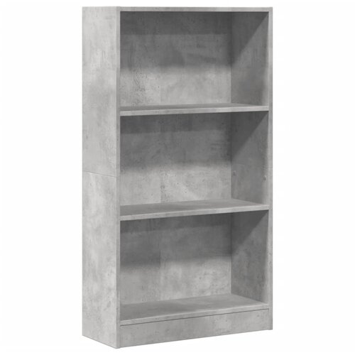 Maison Chic Knjižna omara - Knjižni regal betonsko siva 60x24x109 cm inženirski les, (21726309) Cene