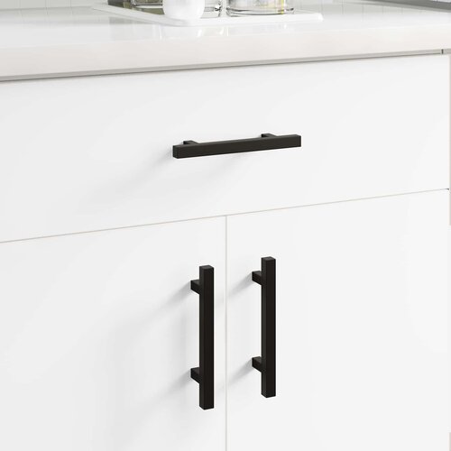 Drška za ormar 2 pcs Crna 150 x 12,3 x 35,2 mm Nehrđajući čelik Cijene