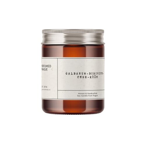 Perfumed Prague Sveča iz sojinega voska z vonjem galbanuma in bora, čas gorenja 40 h Cene