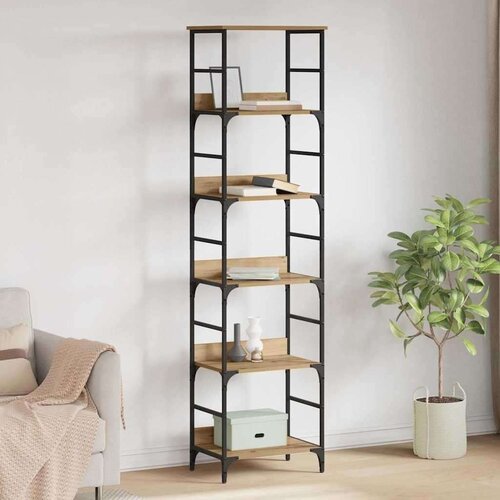  Polica Umjetnički hrast 50 x 33 x 188 5 cm Konstruirano drvo Cijene