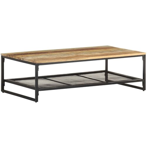  Stolić za kavu 110 x 60 x 35 cm od masivnog obnovljenog drva - 1 masivno obnovljeno drvo Slike