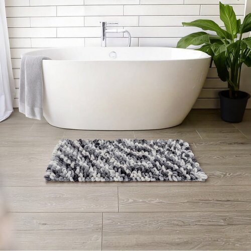 Wenko Prljavo plava tekstilna kupaonska prostirka 60x90 cm Lerici &amp;ndash; Slike