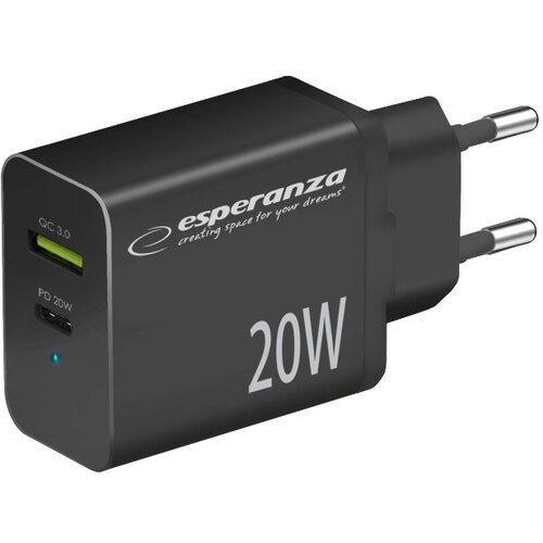 Esperanza EZC105K mains charger 20W Black Cijene