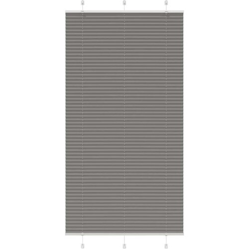 vidaXL Plisirana roleta antracit 105x200 cm širina tkanine 104,4 cm Cene