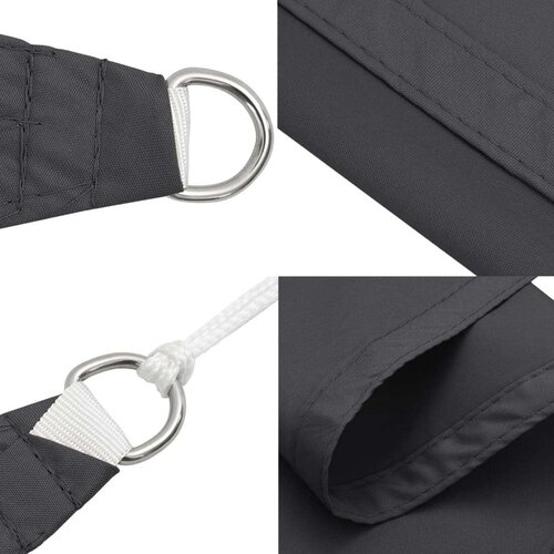 VidaXL Jedro protiv sunca antracit 2 x 2 x 2 m 100 % poliester Oxford Slike