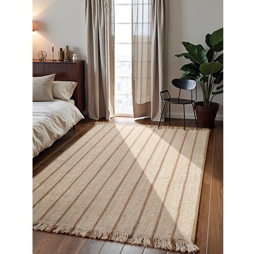 Elle Decoration Kremno bela ročno tkana preproga iz jute 160x230 cm Harvest Sierra &amp;ndash; Slike