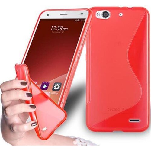  case, združljiv z zte v candy apple red - zaščitni pokrov iz fleksibilnega silikona tpu, (20588696) Cene