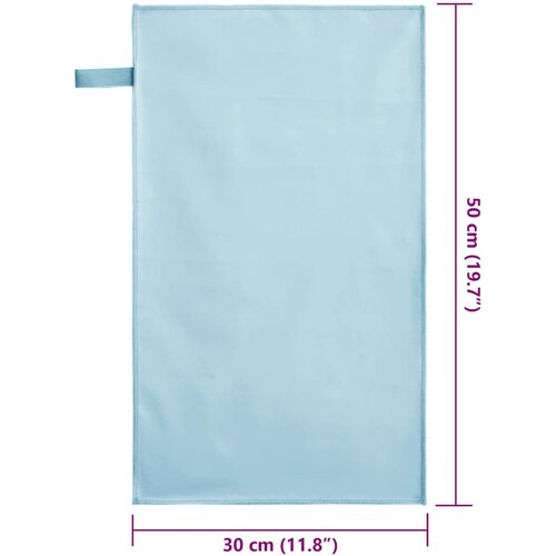  Sportski Ručnici 2 pcs Plava 50 x 30 cm Poliester i poliamid Slike