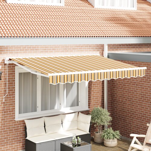 vidaXL Skrovita tenda Morska plava 350x200 cm Cijene