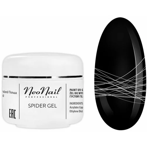 NeoNail Spider Gel gel za nohte odtenek White 5 ml