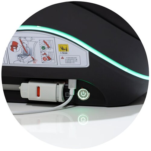 Chipolino autosjedalica I-SIZE ISOFIX 125&amp;ndash;150cm s termo kontrolom GENESIS SMART Noir Slike