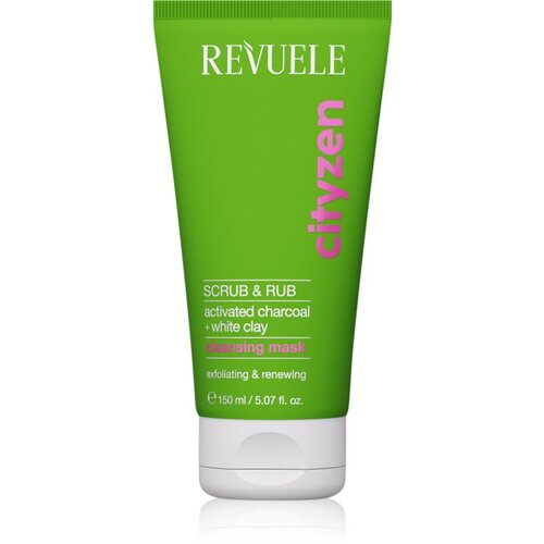 Revuele Cityzen Scrub & Rub čistilna piling maska za obraz z aktivnim ogljem 150 ml Cene