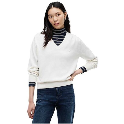 Tommy Hilfiger Ženski džemper sa v izrezom Slike