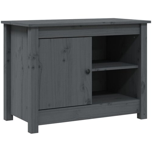 Maison Chic TV omarica - TV stojalo - Televizijska omarica siva 70x36,5x52 cm trdna borovina, (21701956) Cene