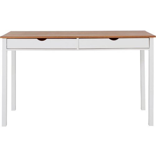 St&amp;oslash;raa Bela in rjava delovna miza Gava, dolžina 140 cm Slike