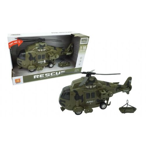 Unika Baterijski vojaški helikopter 30 cm zvok + luč Cene