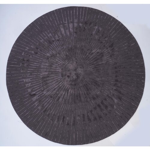 Carpet Decor Tepih Radius Dark Grey Round Slike