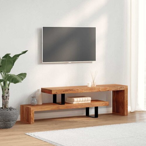 TV stalak od masivnog bagremovog drva Cene