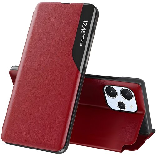 Techsuit Elegantna knjižna futrola View Case za Xiaomi Redmi 12 4G/Redmi 12 5G - Crvena Cijene
