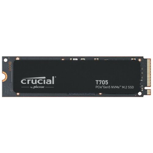 Crucial SSD T705 4TB PCIe Gen5 NVMe M.2 Black Cene