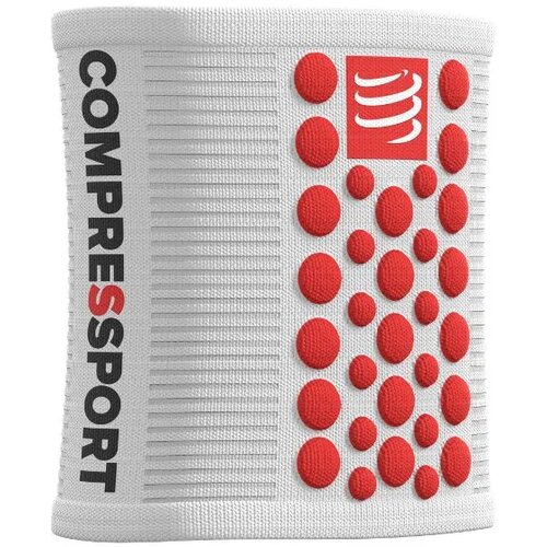  Znojnik za ruke Compressport Sweatbands 3D-DOTS White/Red Cijene