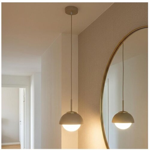  Brilagi - Viseći luster na sajli 1xE27/60W/230V prečnika 18 cm, bež sa zlatnim detaljima Cene