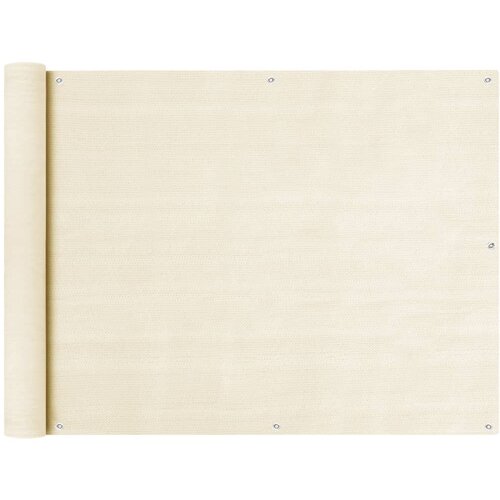 vidaXL Balkonsko platno krem 90x300 cm HDPE Cene