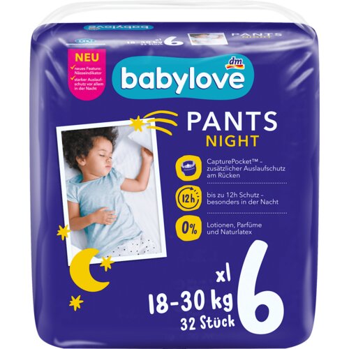 babylove Noćne pelene gaćice, veličina 6 xl (18-30kg) 32 kom Cene