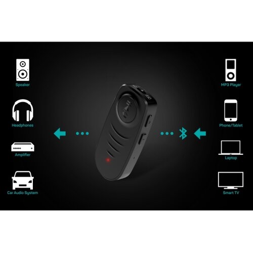 Connect IT CFF-4050-BK - Bluetooth audio prijemnik AUX 110 mAh Slike