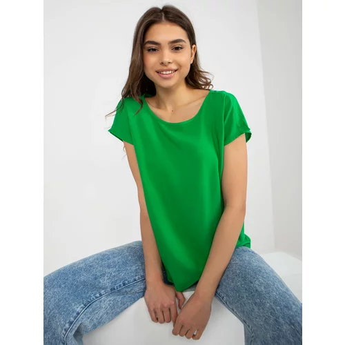 Fashion Hunters Women's Casual Blouse Sublevel - Green