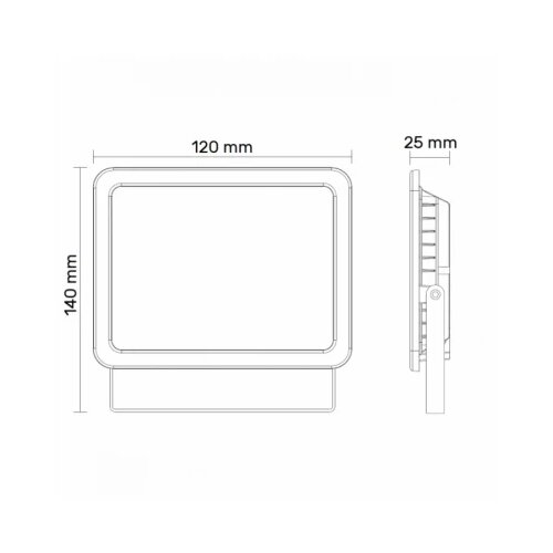  LED REFLEKTOR BR-FL20W-04A2 CRNI Slike