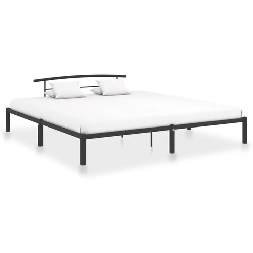 Furnova Posteljni okvir črn kovinski 200x200 cm, (21931855) Slike