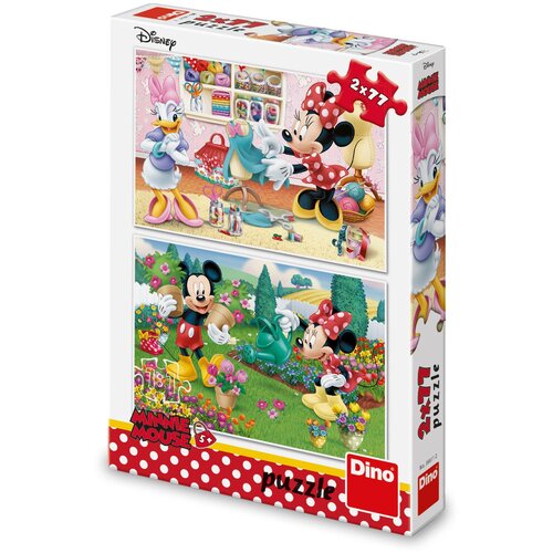 Dino Puzzle Vrednica Mini 2x77 delova (386112) Slike