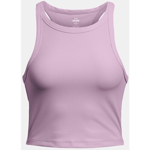 Under Armour Meridian Rib Crop Tank Top - PPL - Women Cene