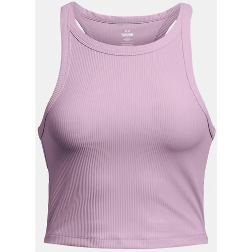 Under Armour Meridian Rib Crop Tank Top - PPL - Women