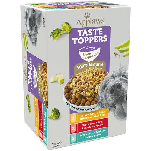 Applaws Varčno pakiranje Taste Toppers 12 x 85 g - Poskusno pakiranje v bujonu Cene