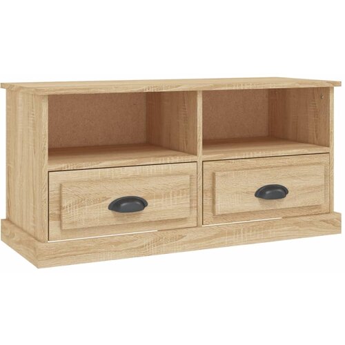 Maison Chic TV omarica - TV stojalo - Televizijska omarica sonoma hrast 93x35,5x45 cm inženirski les, (21701085) Cene