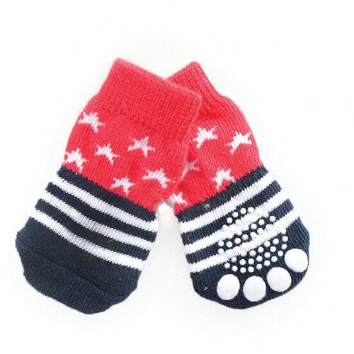 Leopet čarape za pse zvezde & pruge l 4x11cm / 4 kom. Slike