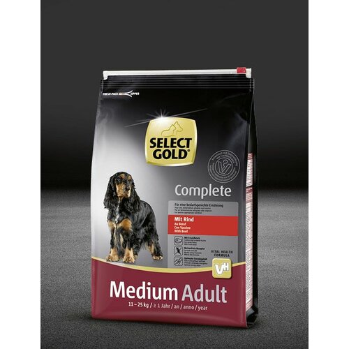 Select Gold DOG Complete Medium Adult govedina 12 kg Slike