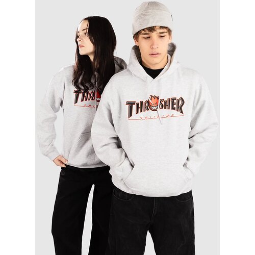 Thrasher Mikina x Spitfire Big Head Outline Hoodie Ash Grey M Cene