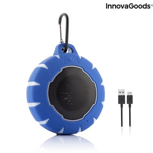 InnovaGoods Plavajoči bluetooth zvočnik z LED lučko, prostoročno telefoniranje, (20636223)