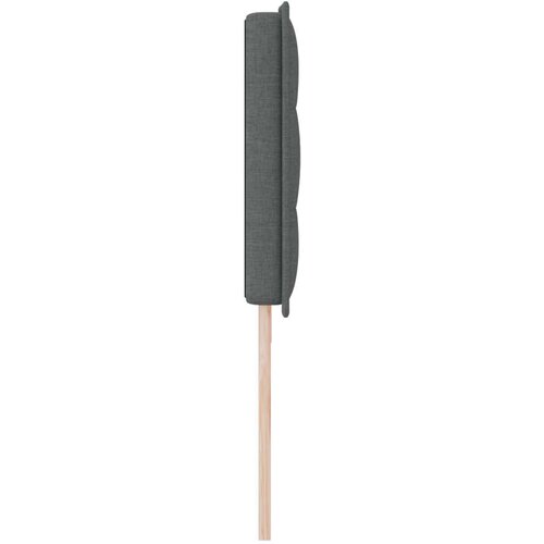 VidaXL naslon za glavu set od 2 tamnosiva drvo i tkanina 200 x 7 x 78 cm Slike