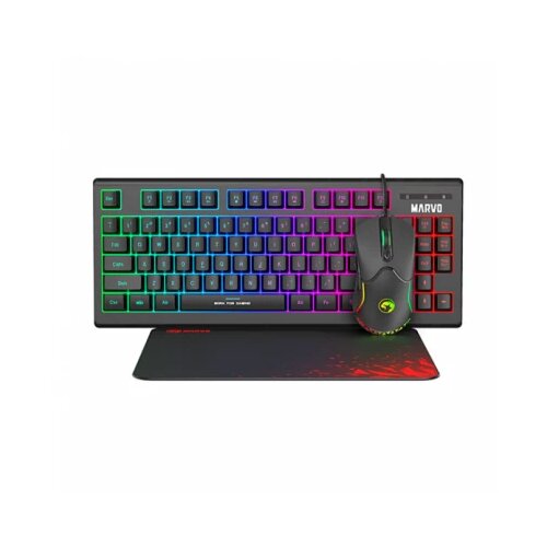 Marvo TASTATURA+MIS+PODLOGA USB LOOT 30 CM310 CRNI SET Cene