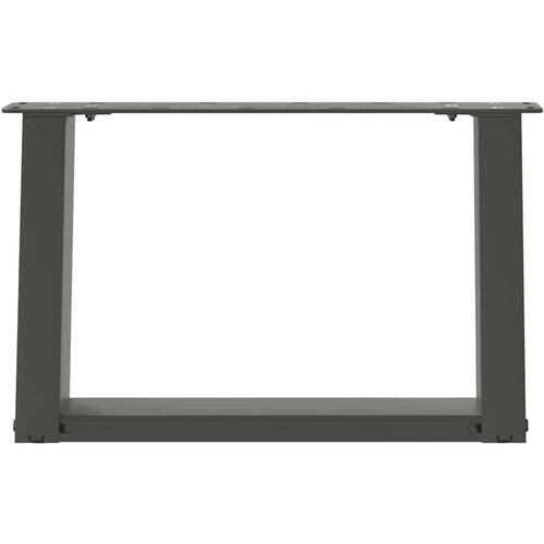  Noge za stolić U-oblika 2 kom antracit 40x(30-31) cm čelik Slike