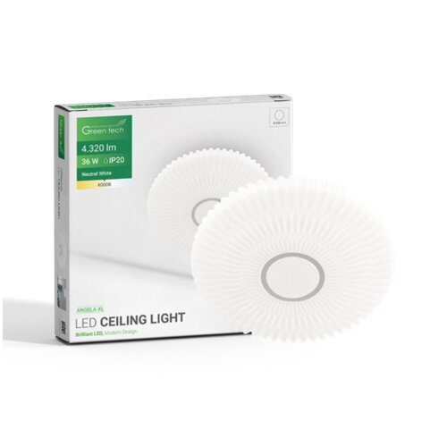Greentech LED PLAFONJERA 36W 4000K 50CM FI Slike