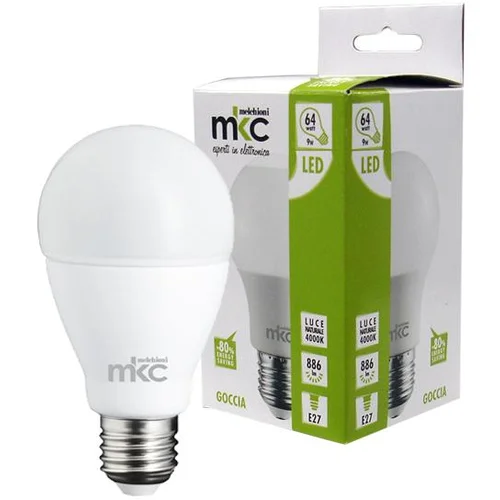 Mkc Sijalica,LED 9W, E27, 220V AC,prirodno bijela svjetlost – LED GOCCIA A60 E27/9W-N BOX