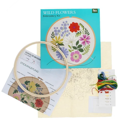 Rex London Set za vezenje Wild Flowers –