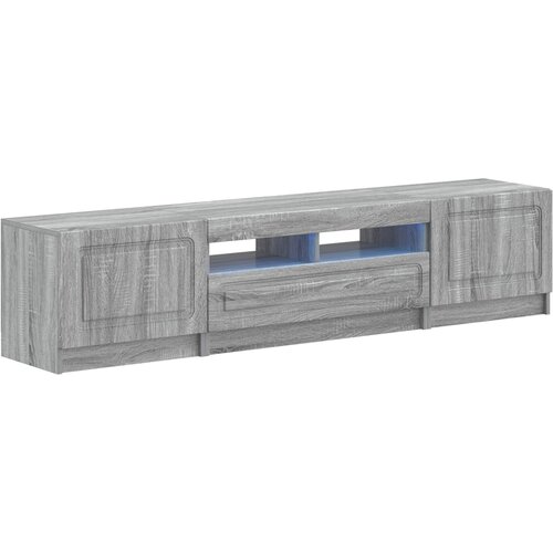  LED TV kabinet UTRECHT 3 kom. Siva Sonoma Konstruirano drvo 81 x 35 x 40 cm Slike